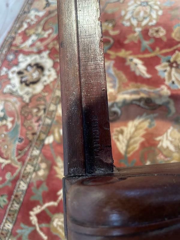 Suite De 6 Chaises Gondoles Empire   Louis XVI En Acajou photo furniture
