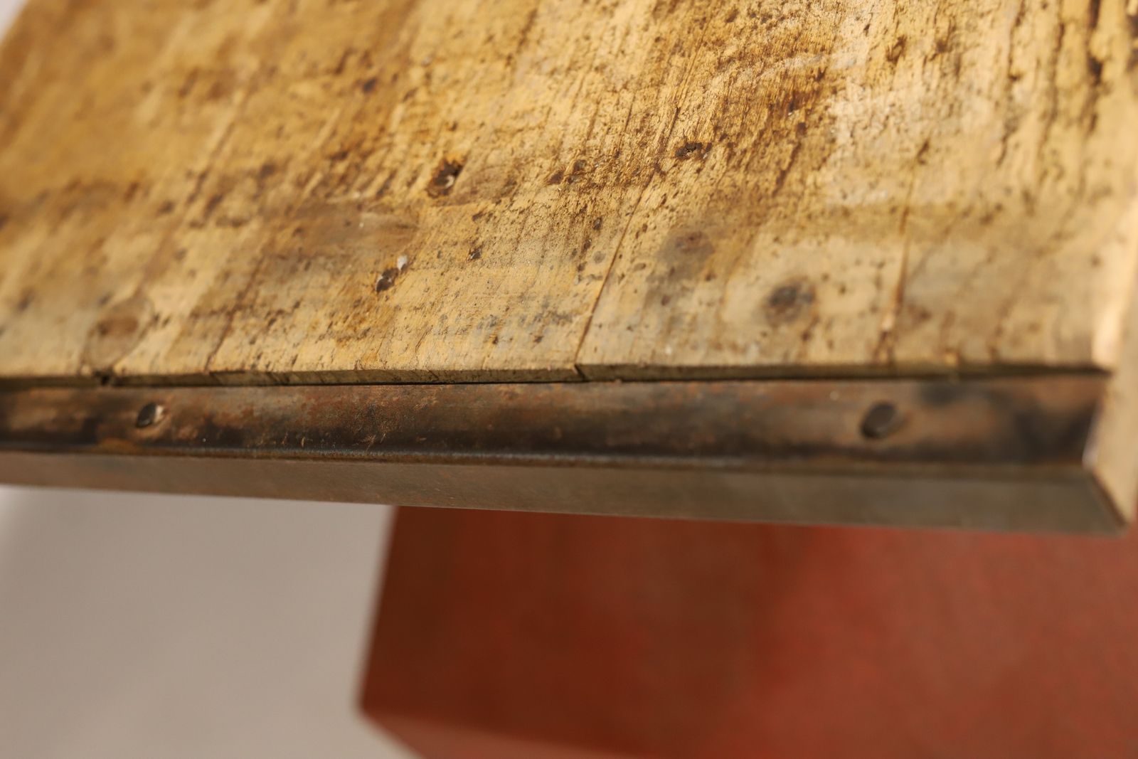 photo for sale Industrial Iron Coffee Table From The 1950s, Czechoslovakia