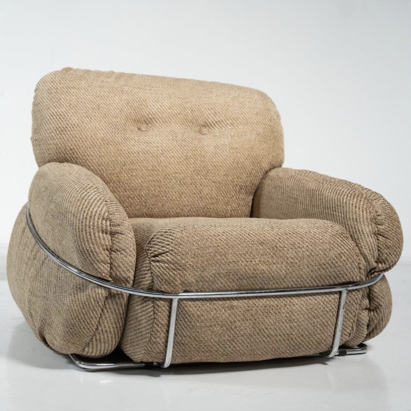 Mid Century Modern Pair Of “Okay” Armchairs By Adriano Piazzesi, 1960s photo furniture
