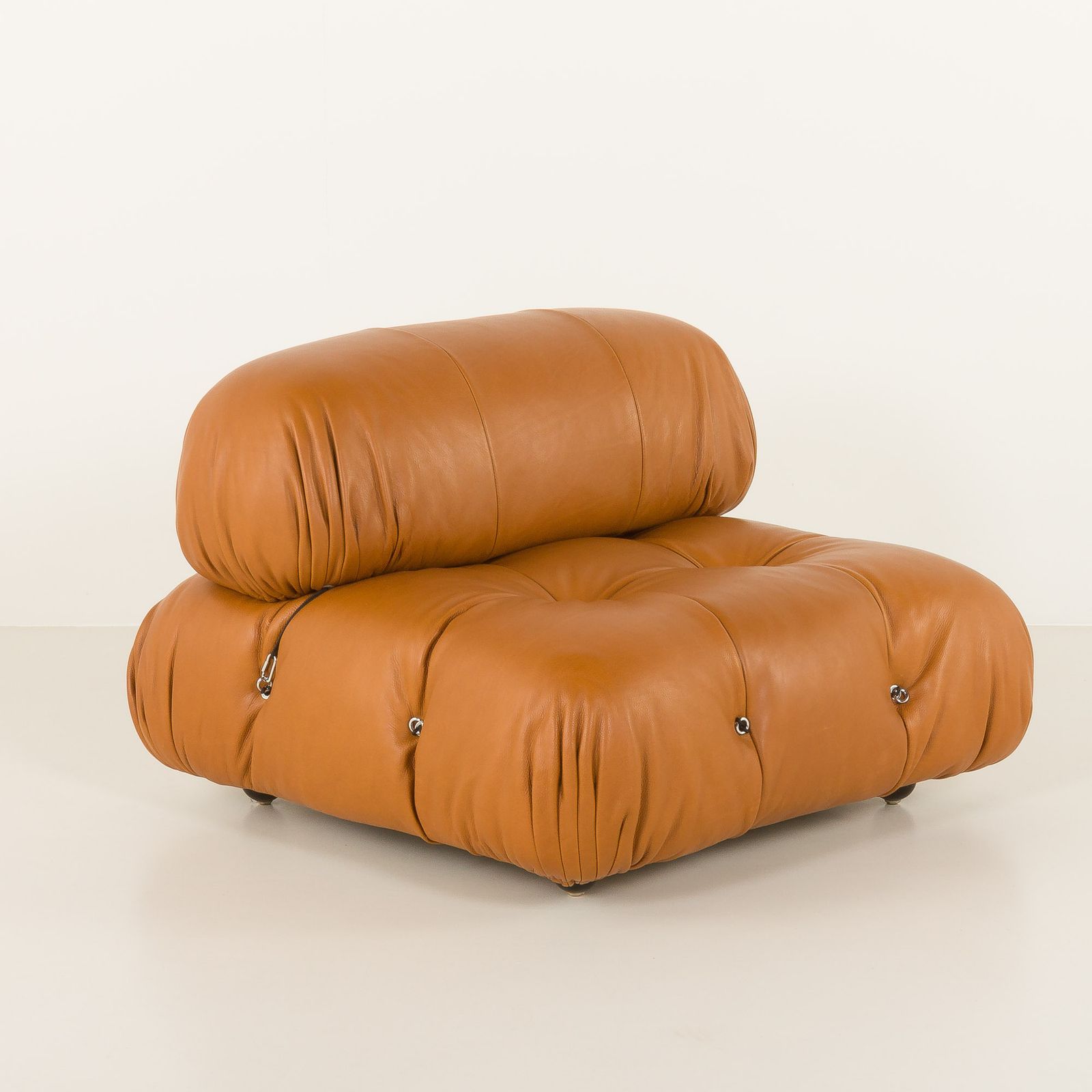 Camaleonda Sofa By Mario Bellini In Full Grain Natural Aniline Leather, Italy 1970s photo for sale