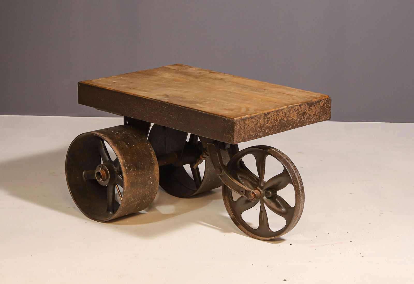 Mid Century Industrial Table On Wheels, 1950´S, Czechoslovakia photo furniture