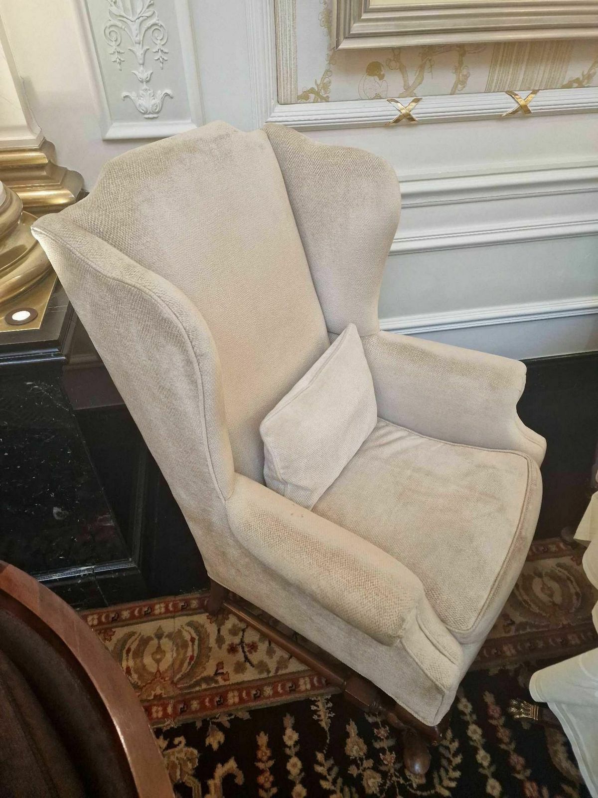 Classic Wingback Armchairs From The Savoy Hotel's Thames Foyer (Pair) photo Furniture