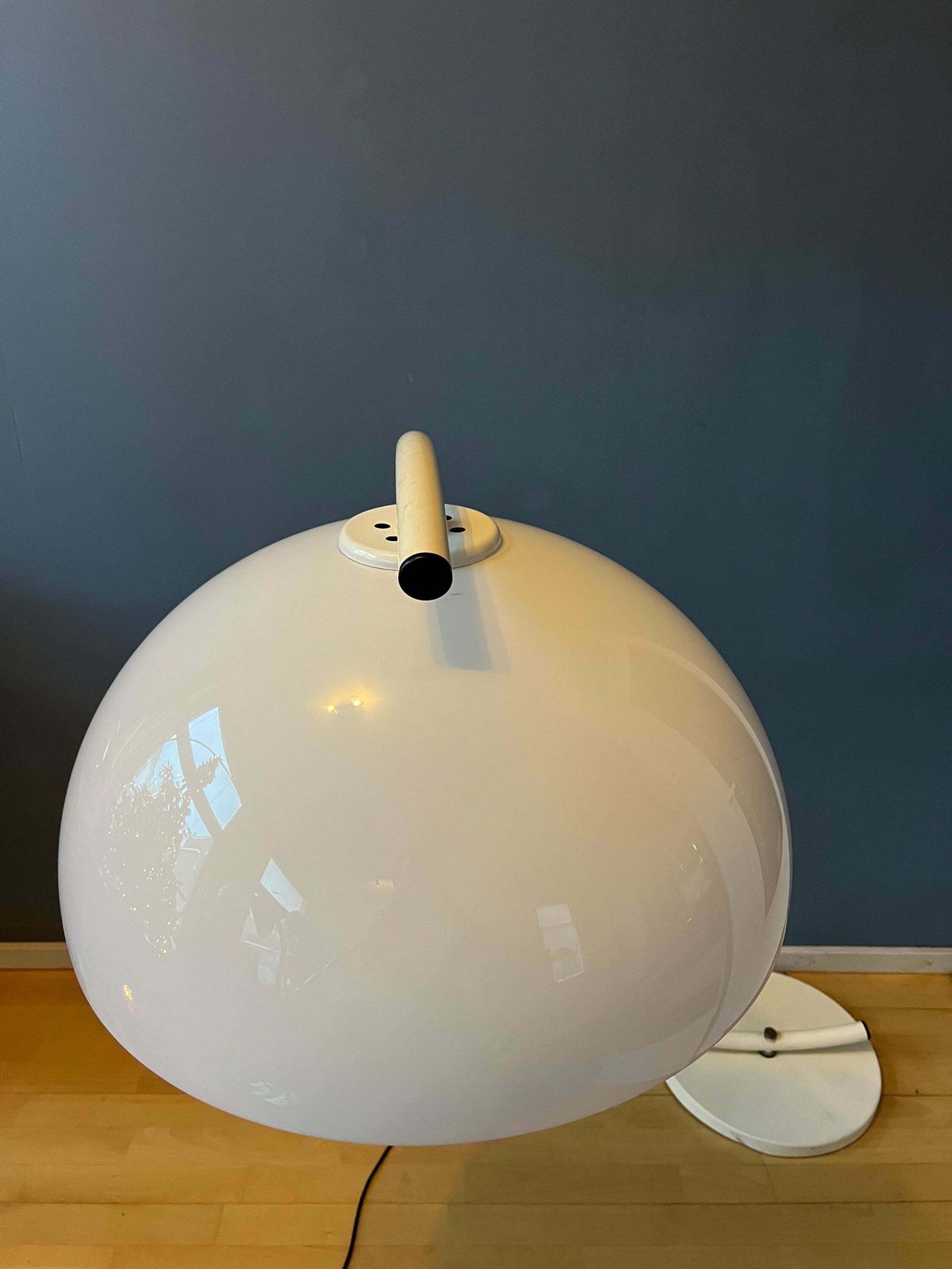 White Mid Century Dijkstra Flexible Snake Mushroom Floor Lamp photo buy