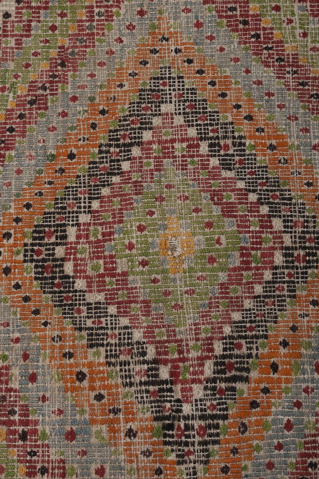 Vintage Turkish Flat Weave Jajim Kilim Rug 6'8'' X 10'4'' photo buy