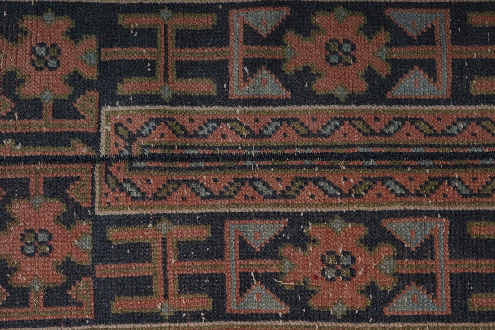 1960s Hand Knotted Anatolian Runner   Stair Carpet 2'1'' X 20'8'' photo buy