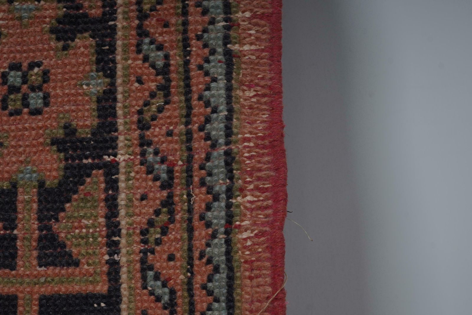 1960s Hand Knotted Anatolian Runner   Stair Carpet 2'1'' X 20'8'' photo vintage