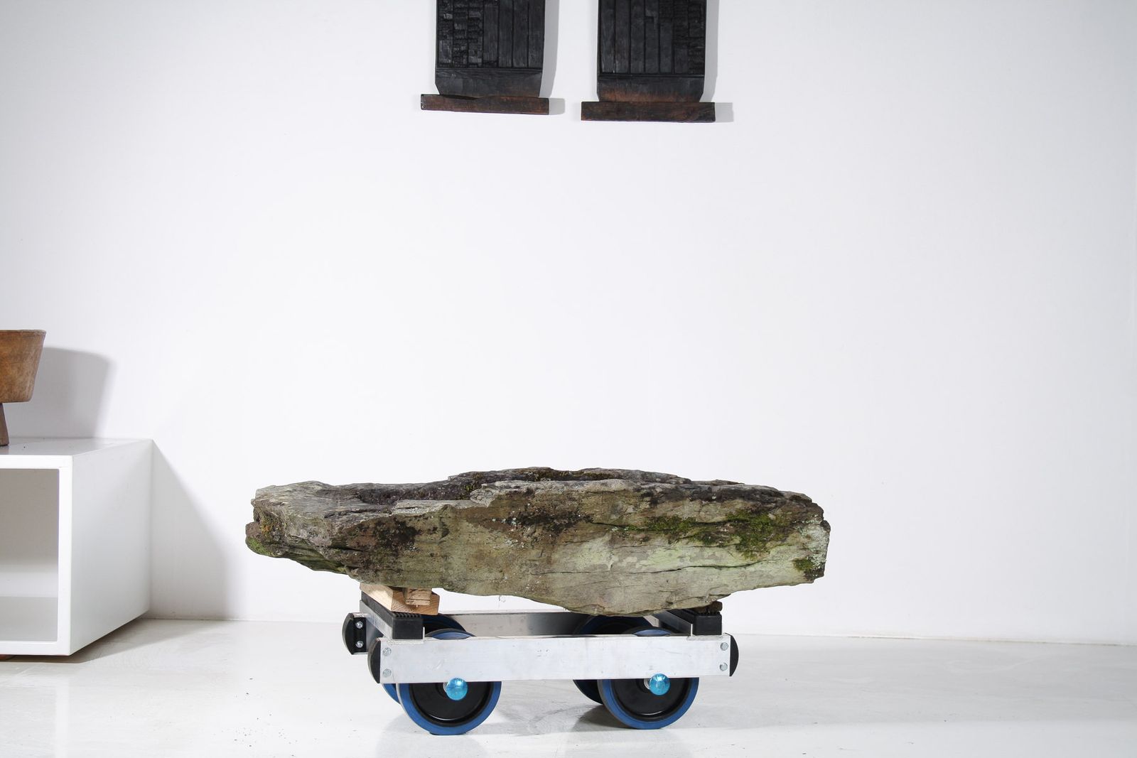 Large 17th Century Stone Trough Garden Feature Weathered Moss Bonsai Carved Stone photo buy