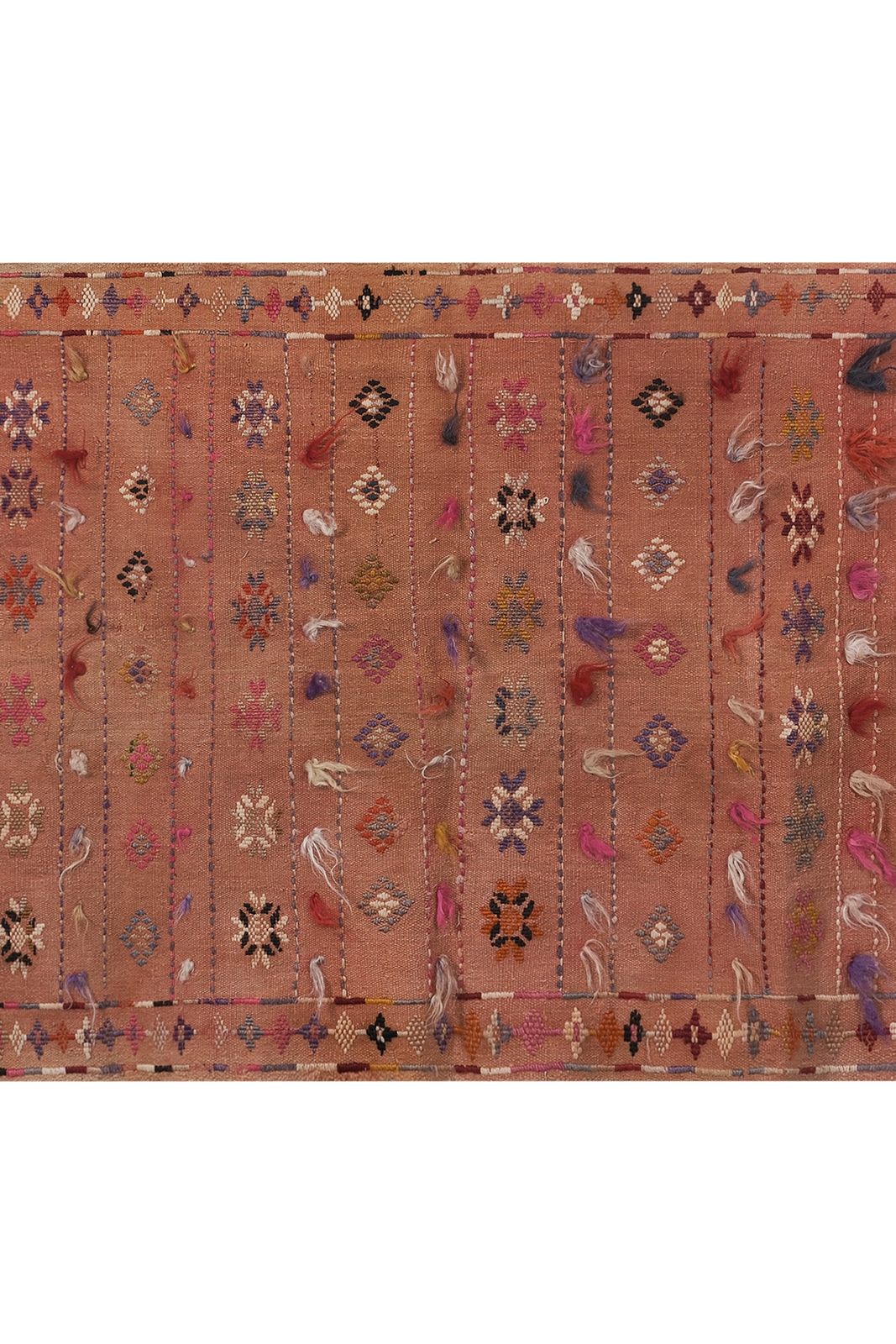 Turkish Brown Kilim Rug 3'1" X 4'6'' photo Textiles