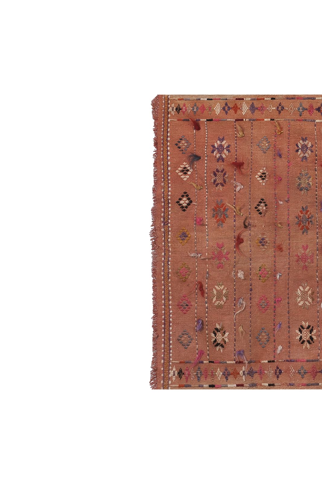 Turkish Brown Kilim Rug 3'1" X 4'6'' photo 477.0