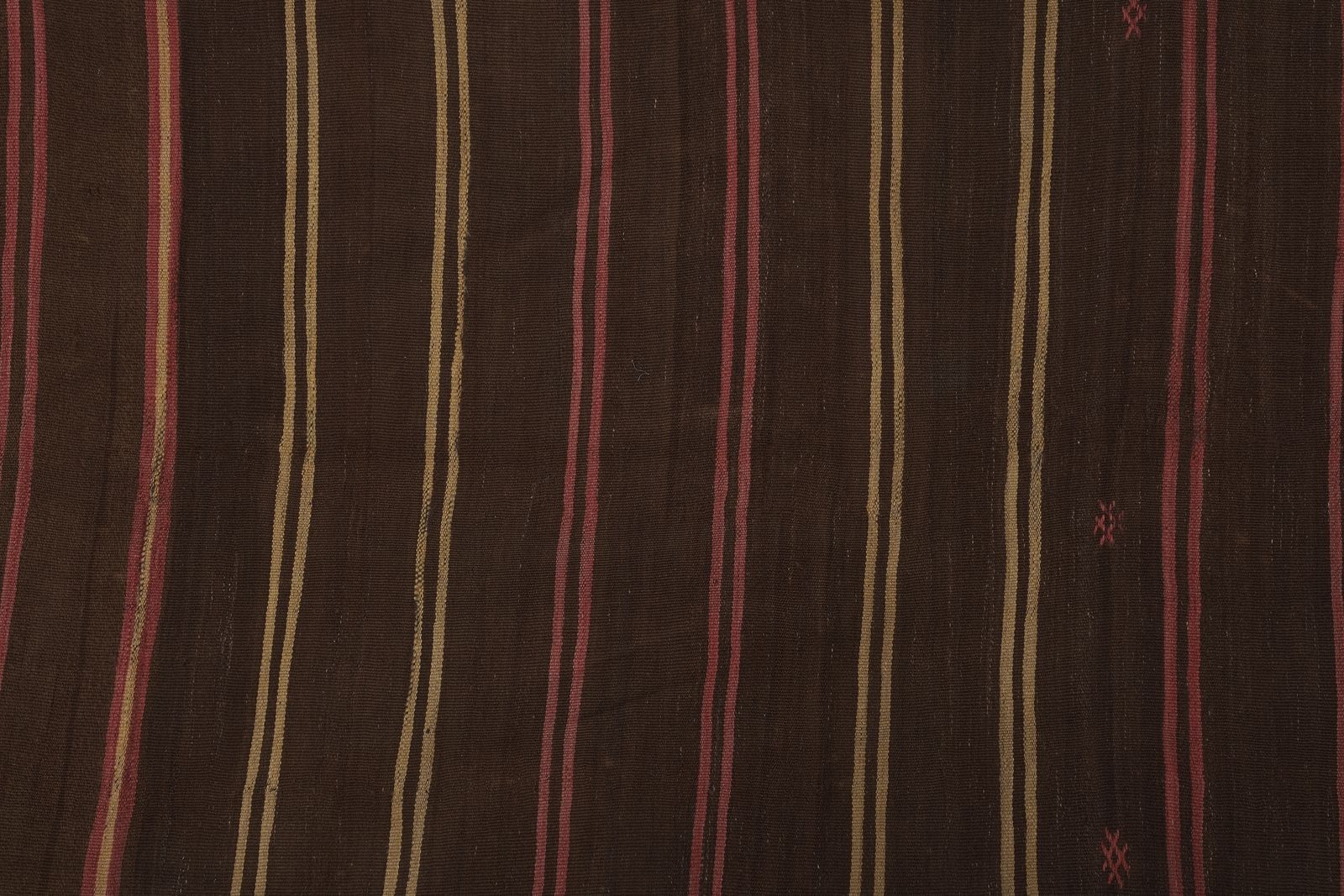 Turkish Stripe Goat Hair Kilim Rug 5'3" X 12'5" photo for sale