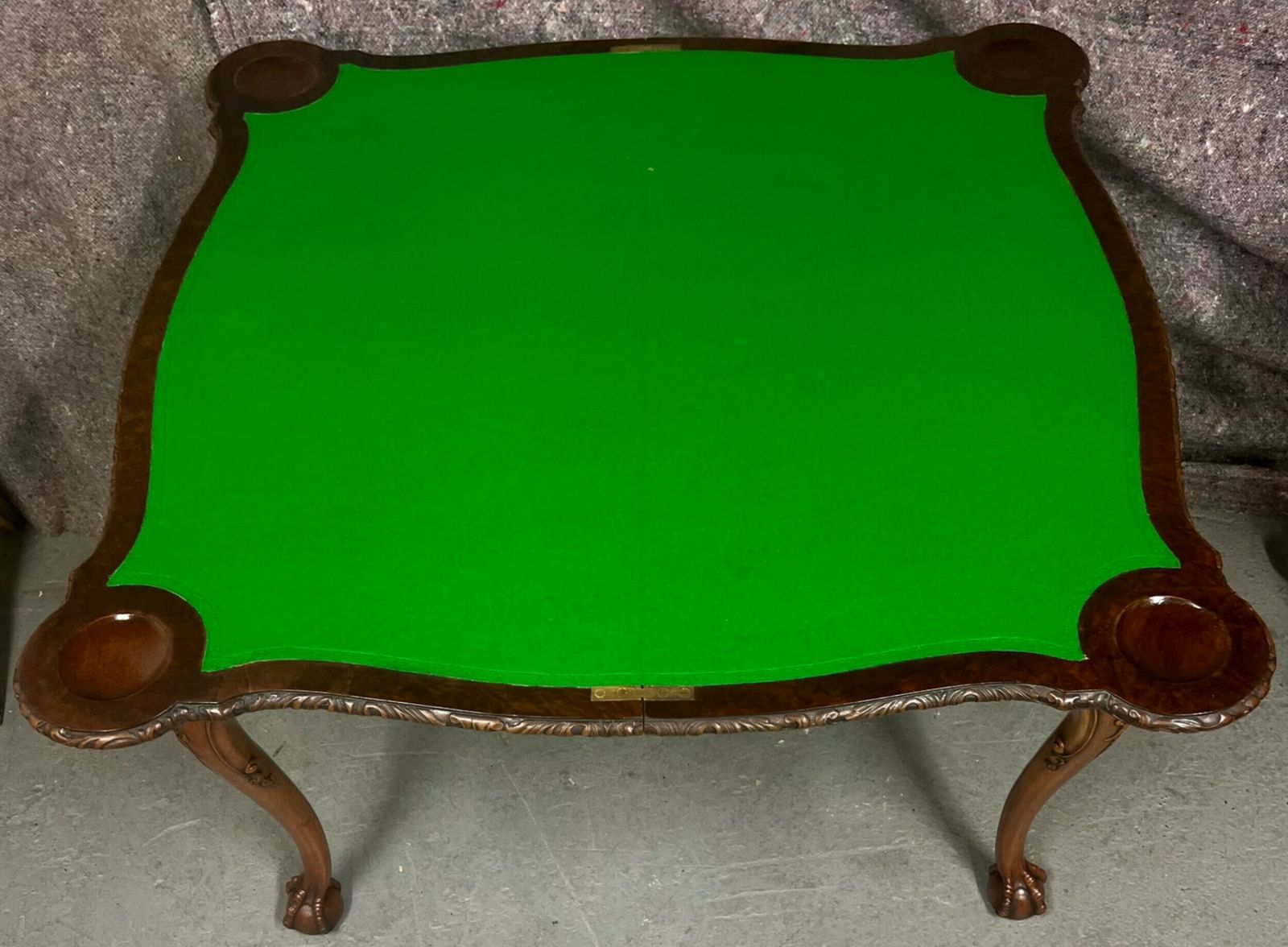 Fine Burr Walnut Card Table By Maple & Co. Of London photo 1403.0