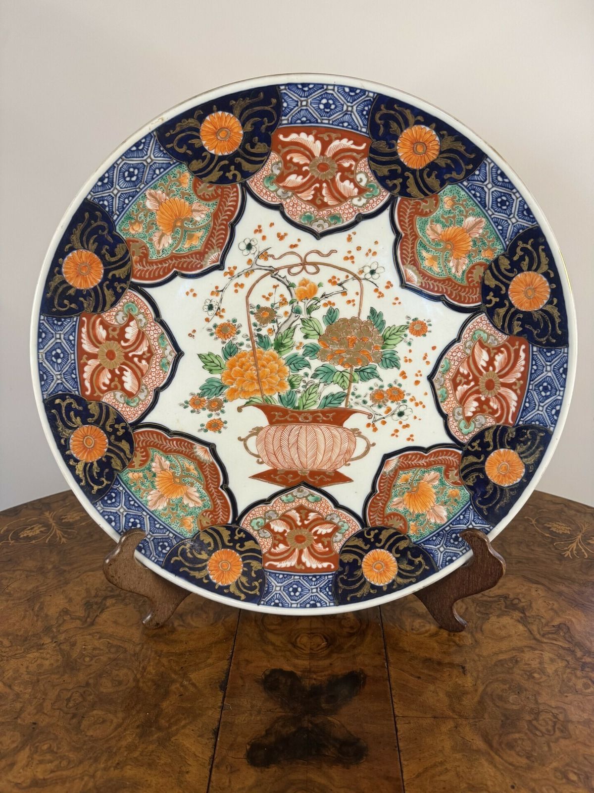 Unusual Quality Antique Japanese Imari Charger photo Home Decor