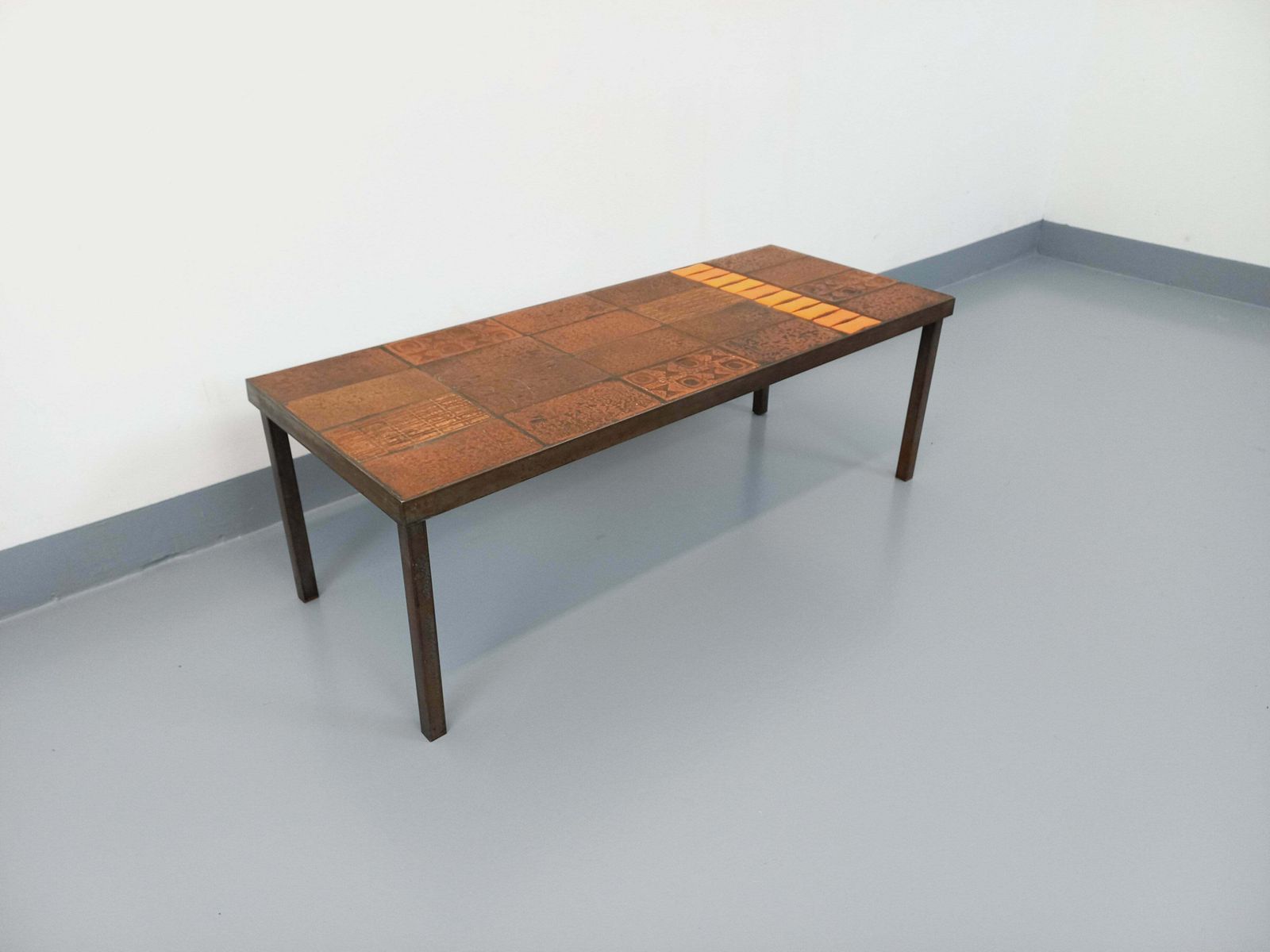 Jean Jaffeux Rechthoekige Keramische Salontafel