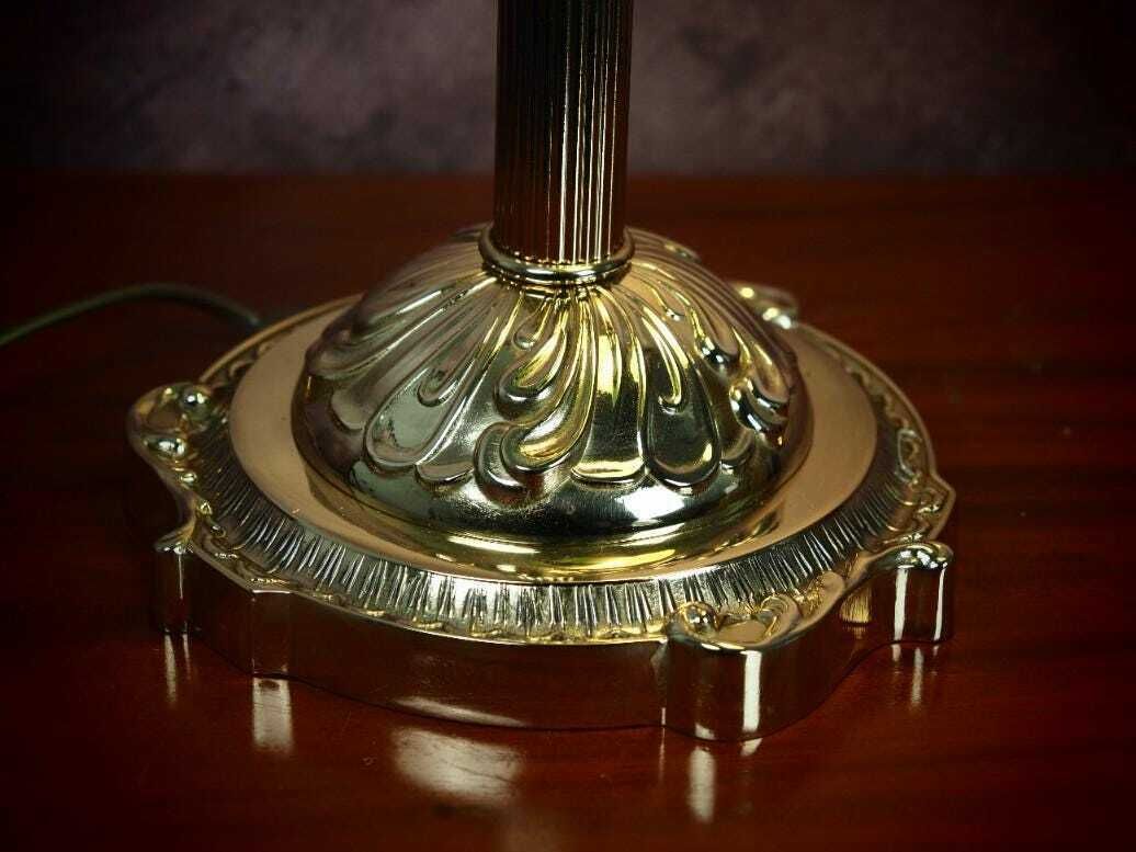 Banker Dark Brass Desk Lamp With Green Glass Shade – Elegant Office Décor, Perfect Gift For Students Or Professionals photo Lighting