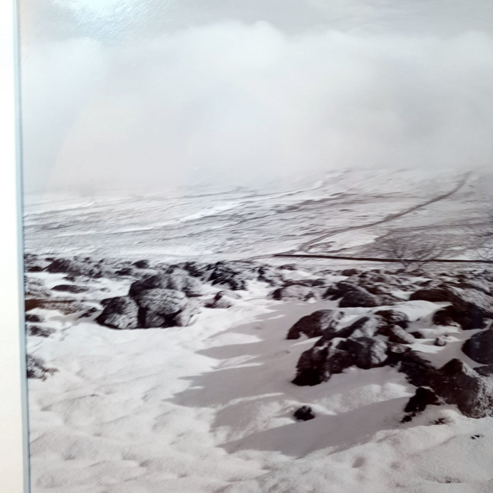 photo for sale Ingleborough Hill Photographic Print Richard Ross Uk Photographer Snow Scene
