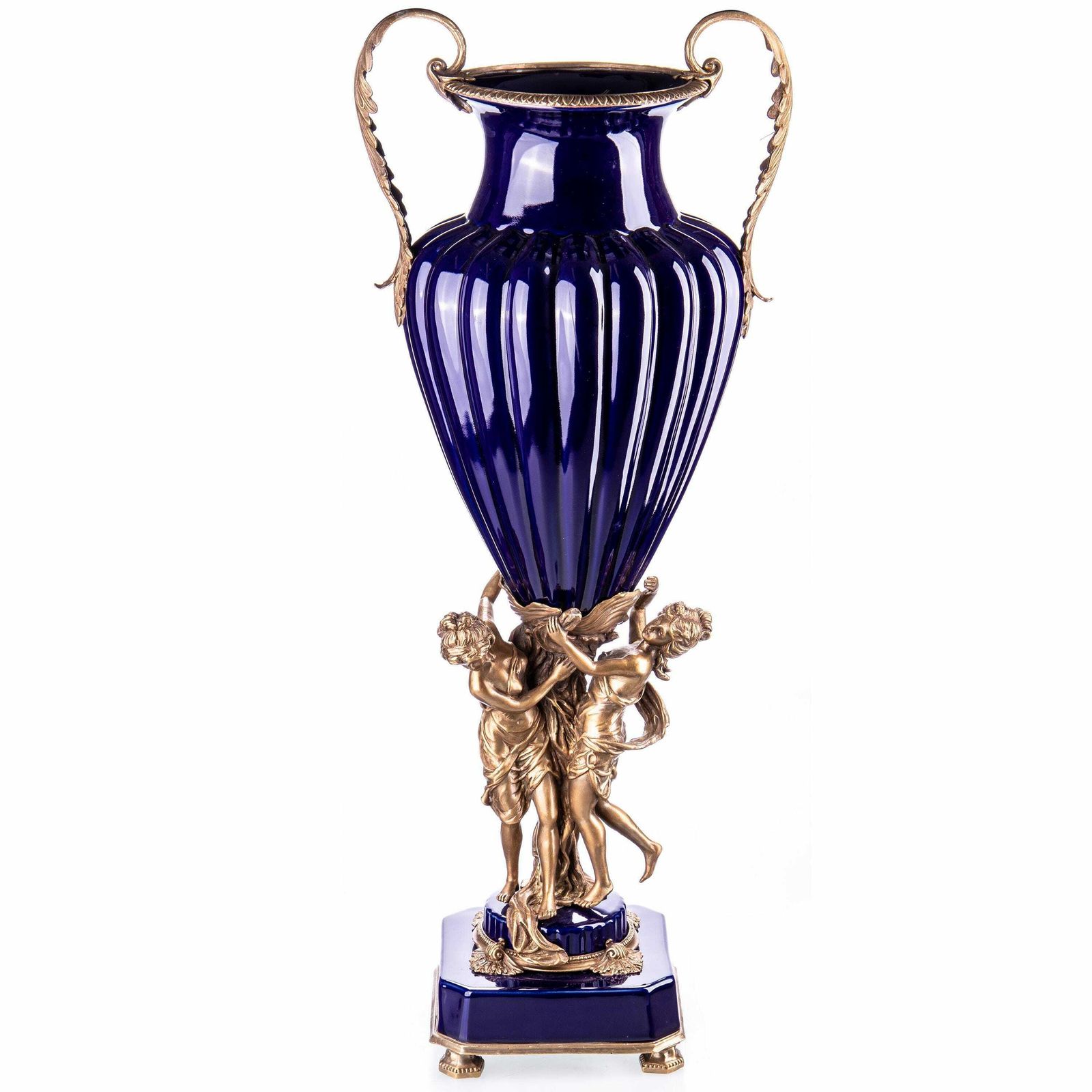 Elegant Porcelain And Bronze Vase With Women Motif   Perfect Gift For Collectors And Special Occasions,Gift