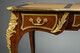 photo for sale Louis XV Style Flat Desk In Marquetry And Rich Gilt Bronze Mountings