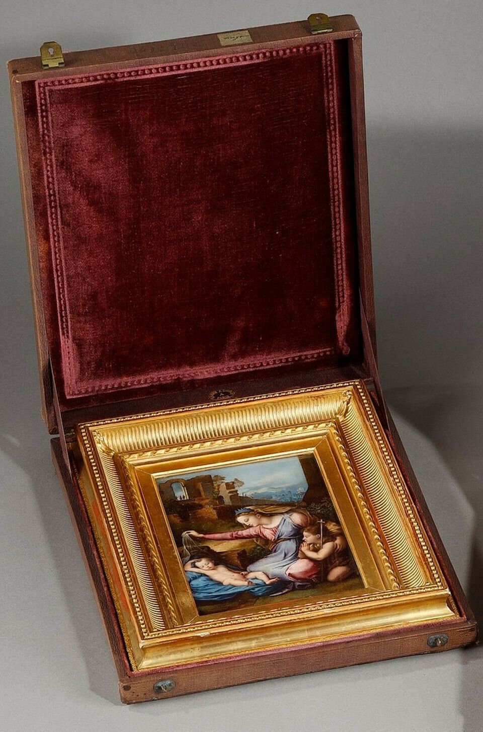 The Virgin And Child With Little St. John, Known As The Virgin With Veil Or The Virgin With Blue Diadem (Louvre), After Raphael (1483 1520) photo Art