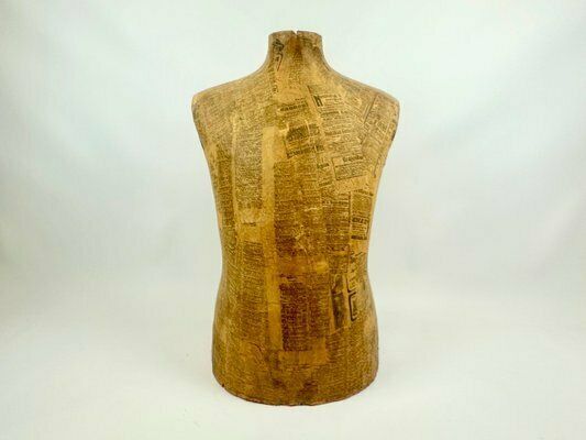 Antique Tailor's Male Dummy Mannequin, 1900s