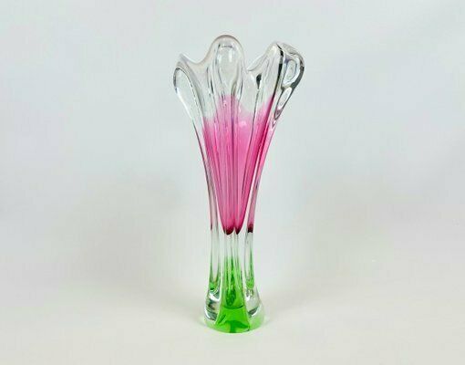 Art Glass Vase By Josef Hospodka For Chřibská Glassworks, 1960s