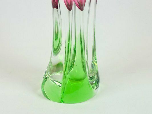 photo furniture Art Glass Vase By Josef Hospodka For Chřibská Glassworks, 1960s