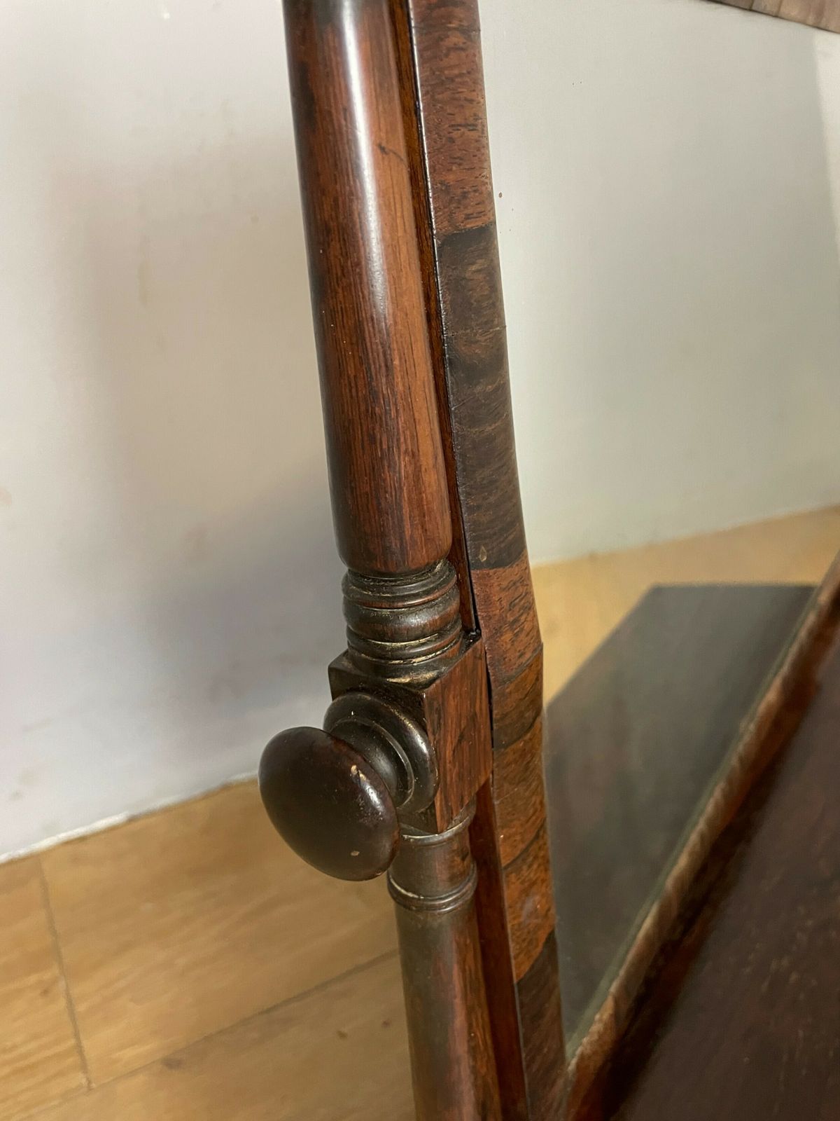 C19th Rosewood Dressing Table Mirror Circa 1840 photo 345.0