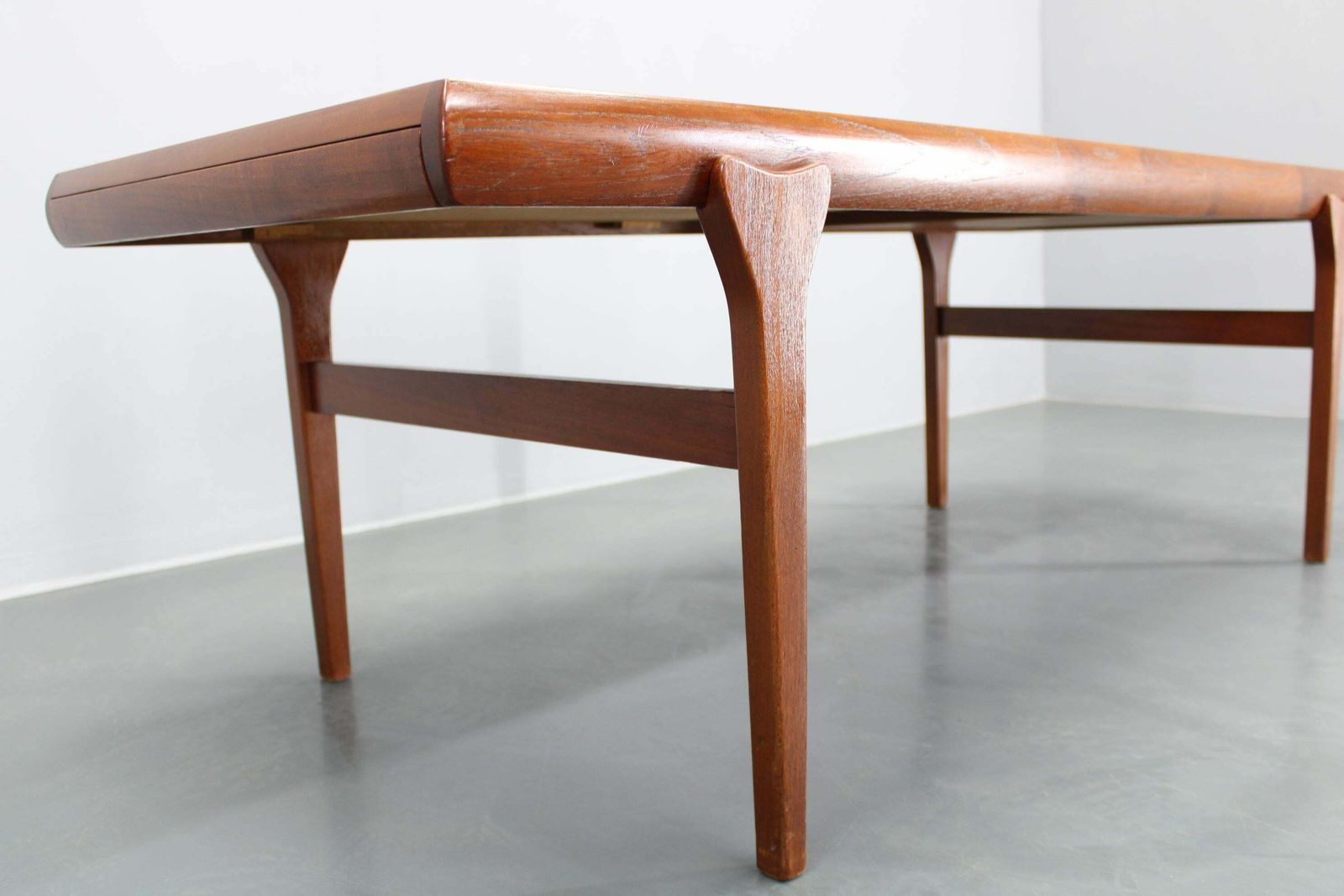 1058.0 1960s Johannes Andersen Restored Teak Coffee Table For Cfc Silkeborg, Denmark photo