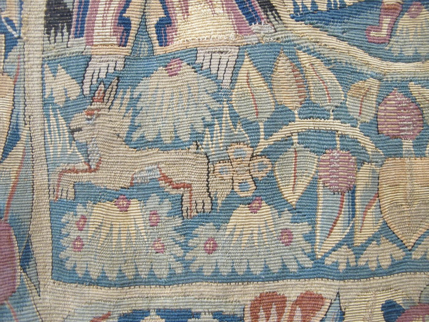 A Pair Of Rare 17th Century North German Tapestry Cushions photo 7500.0