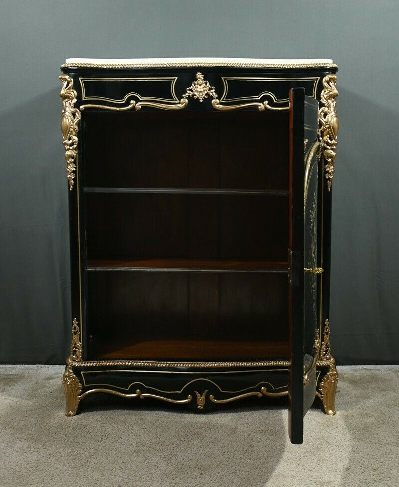 Blackened Pearwood Sideboard, Napoleon III Period – Mid 19th Century photo Furniture