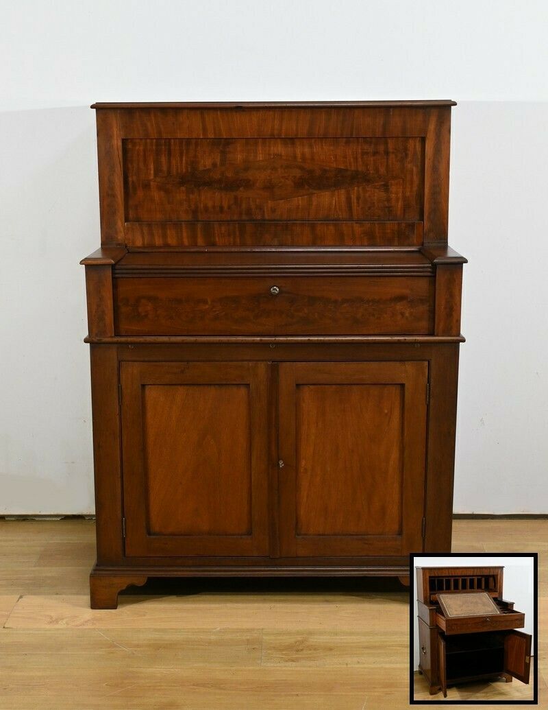 Mahogany Stepped Secretary, England – Part 2, 19th Century