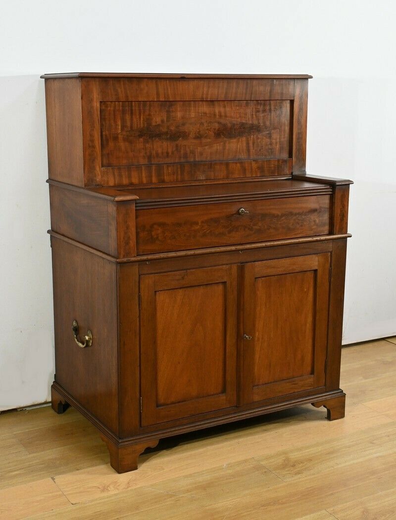 Mahogany Stepped Secretary, England – Part 2, 19th Century photo for sale