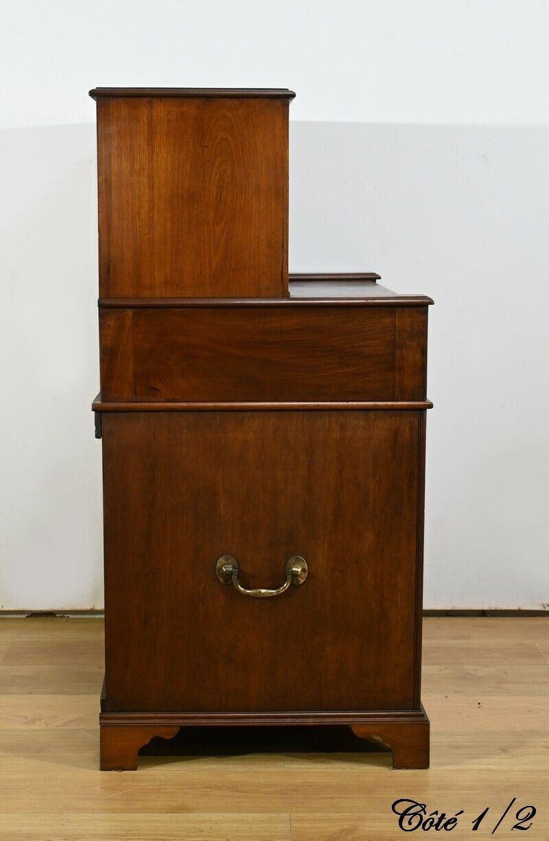photo buy Mahogany Stepped Secretary, England – Part 2, 19th Century