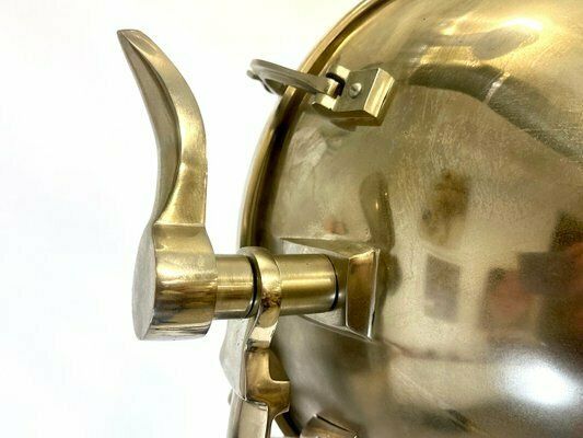 photo furniture Large Vintage Tripod Aluminum Nickled Floor Lamp, 1980s