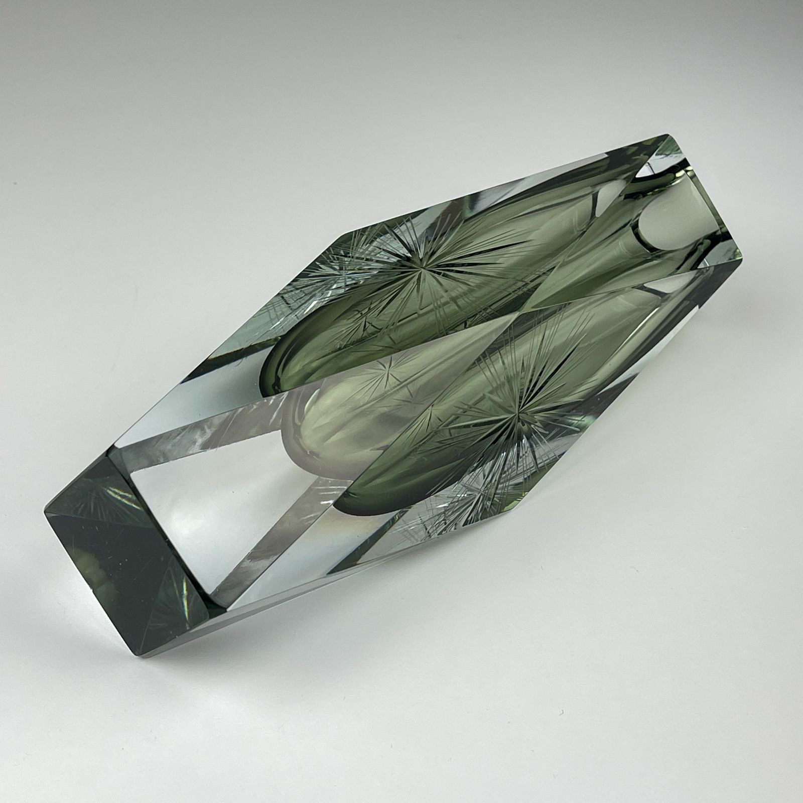 Original Sommerso Murano Glass Vase By Pagnin & Bon, Italy 1960s photo Home Decor