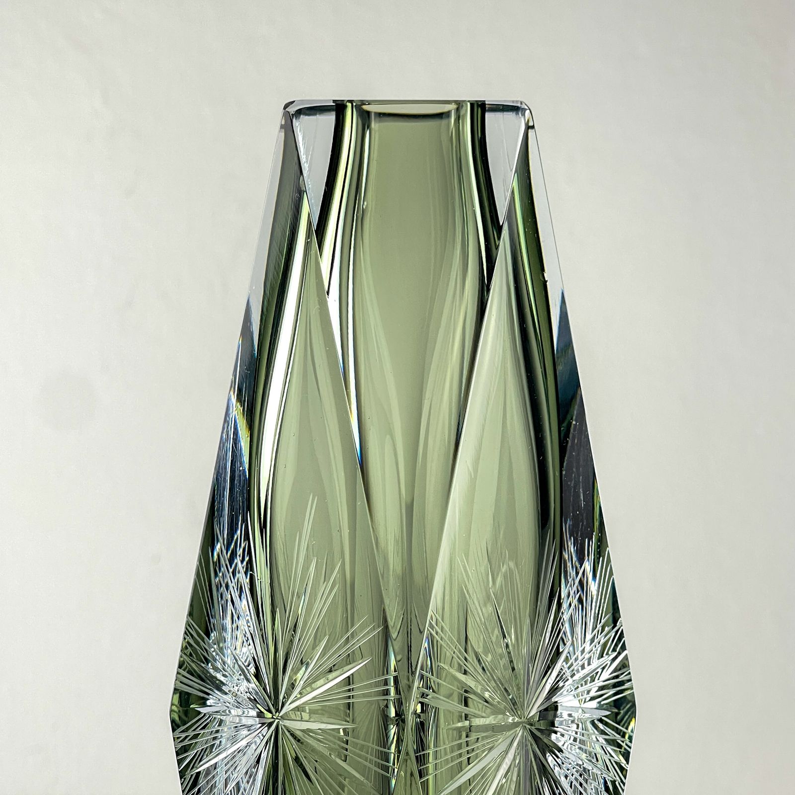 photo buy Original Sommerso Murano Glass Vase By Pagnin & Bon, Italy 1960s