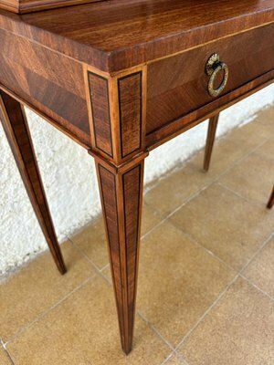 photo furniture Early 20th Century French Walnut Venner Desk, 1940s