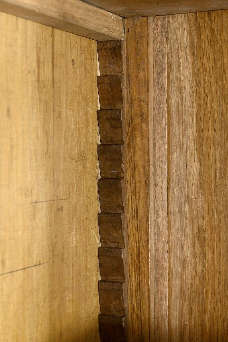 2850.0 Glass Fronted Mahogany Bookcase, Restoration Period – 1st Part Of The 19th Century photo