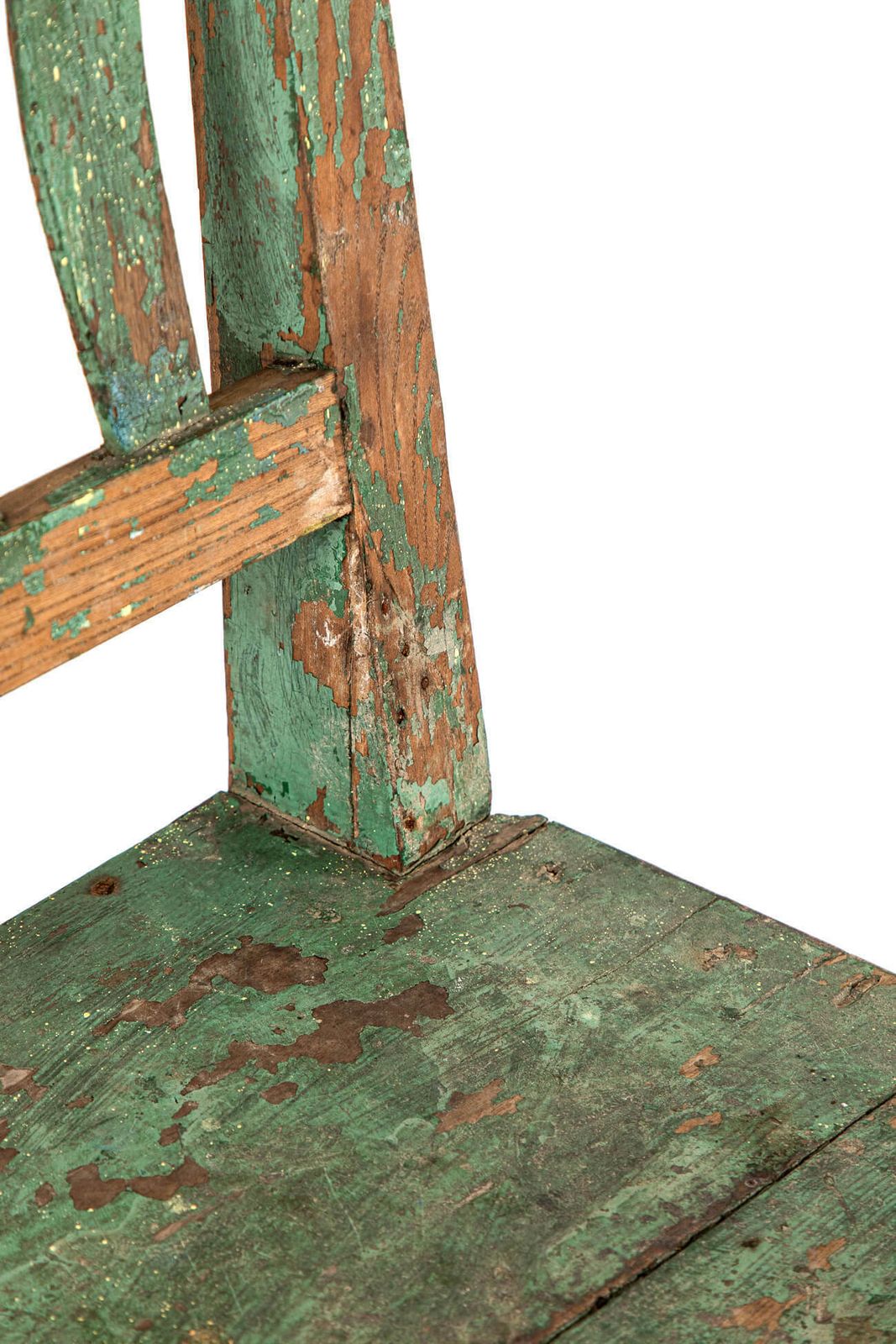 Green Swedish Chair, 1900s, Antique photo vintage
