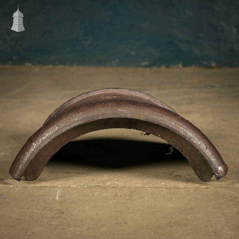 Home Fixtures Half Round Ridge, Interlocking Salt Glazed Ridge Tile photo