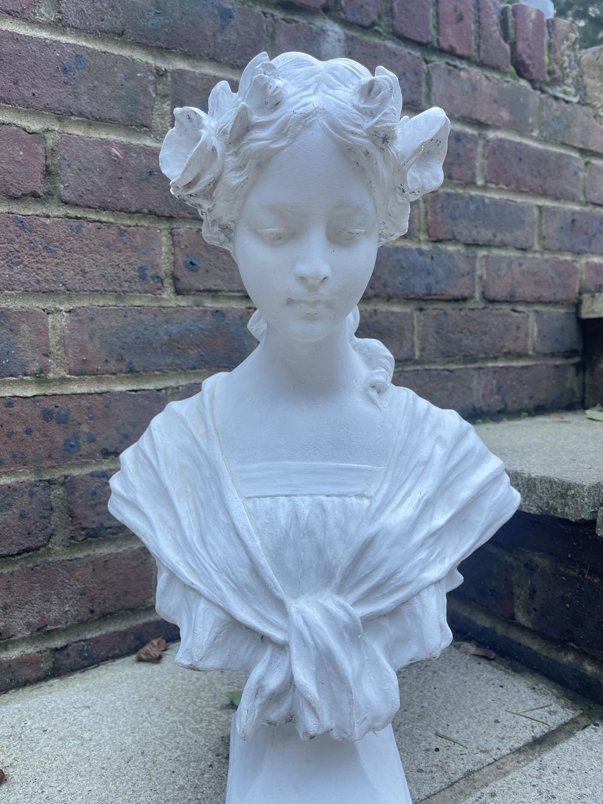 photo for sale By Gustave Van Vaerenberg 1873 1927 Bust Of Annabel, Early 20th Century