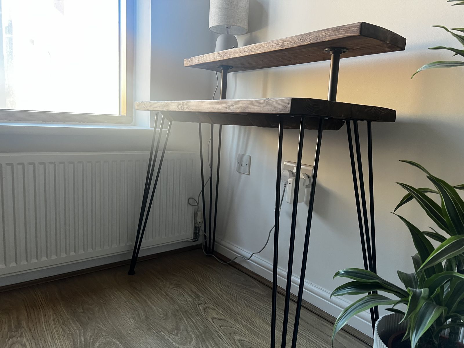 Industrial Reclaimed Wood Desk photo furniture