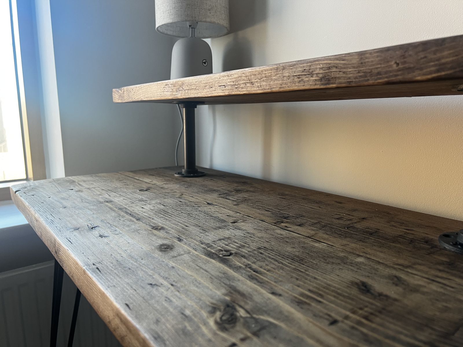 Industrial Reclaimed Wood Desk photo Furniture