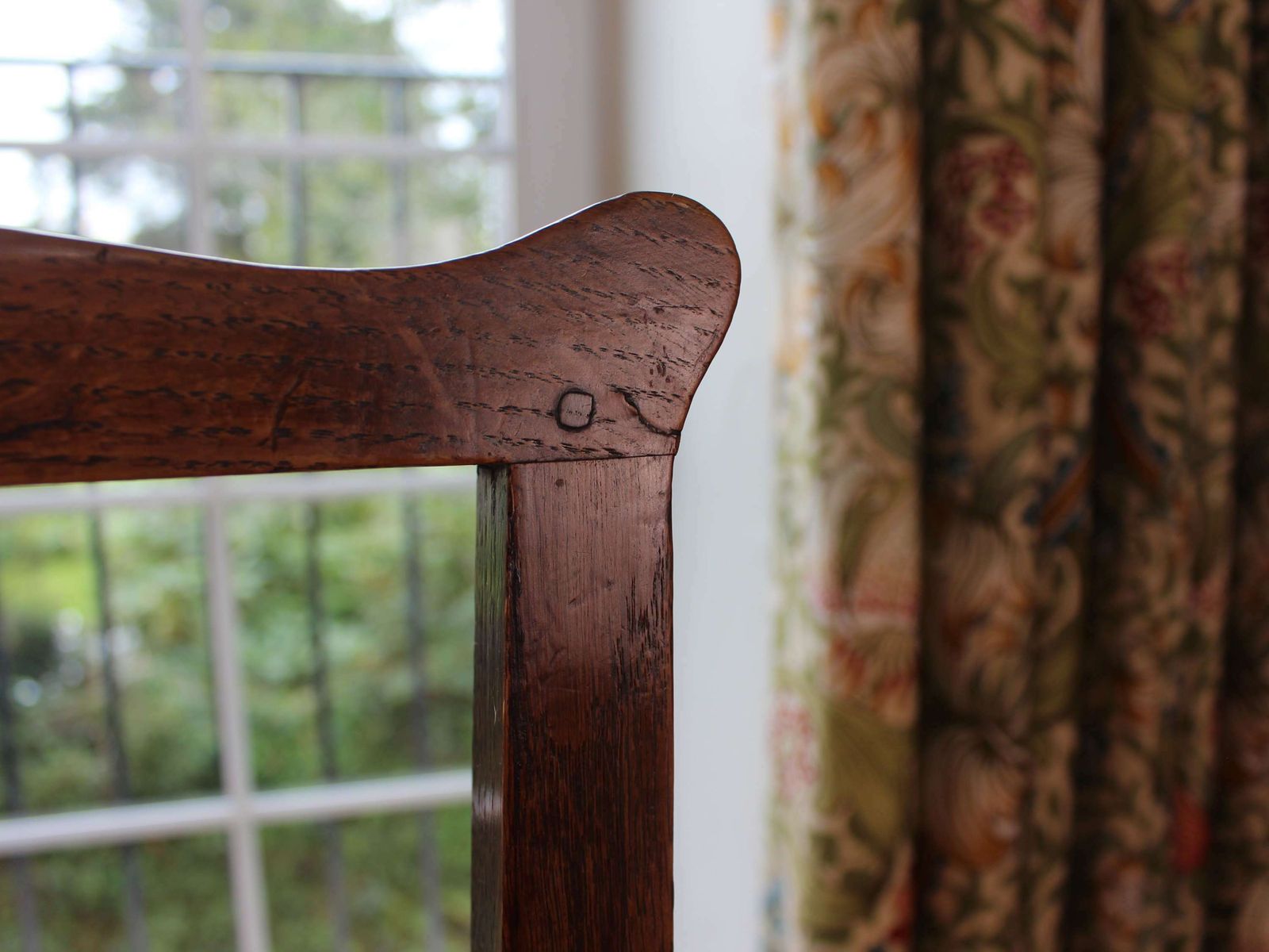 photo buy Set Of 8 George III Oak Country Chairs By Clarkson Of Wolverhampton