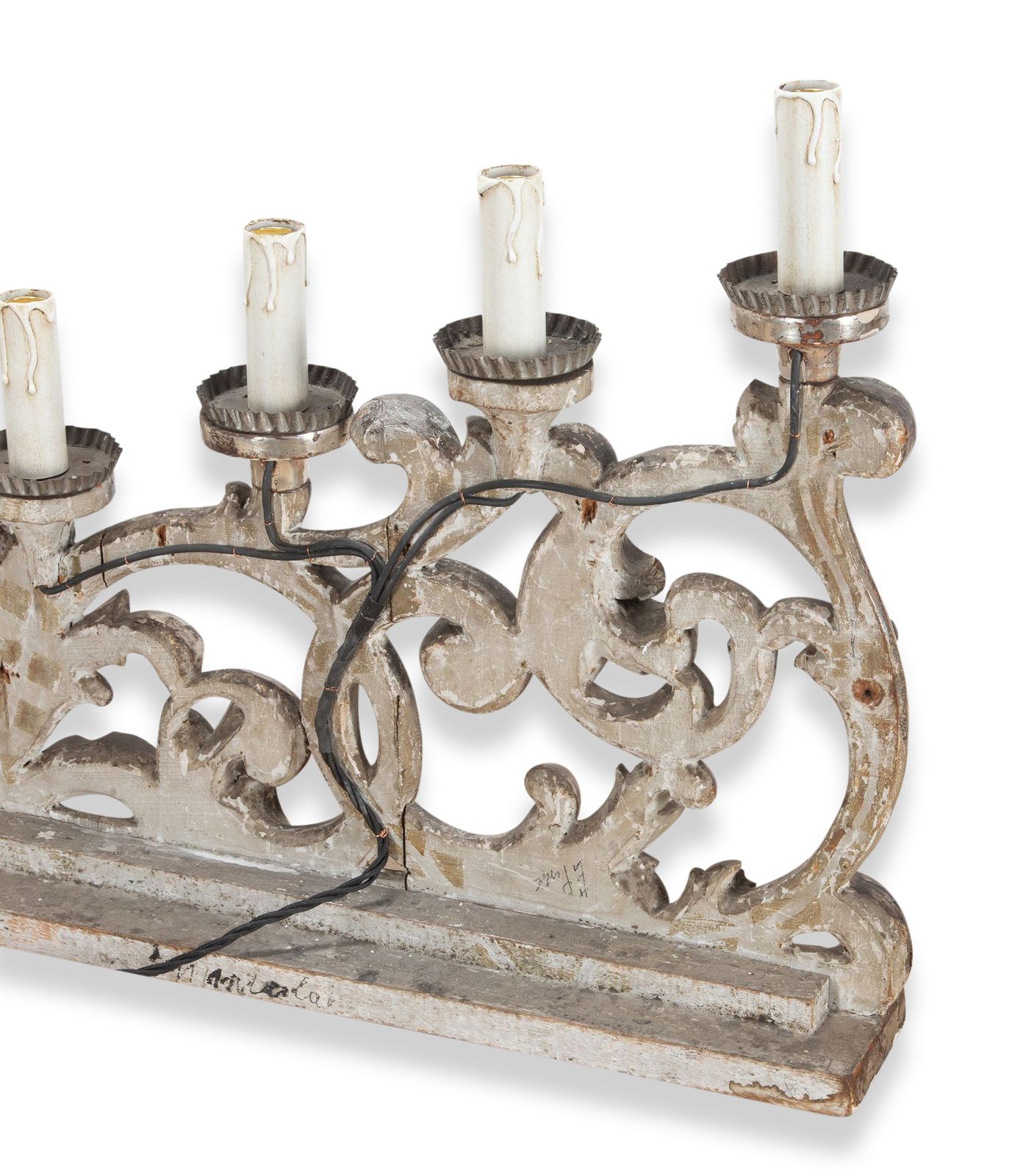Italian 19th Century Carved Candelabra photo 2925.0