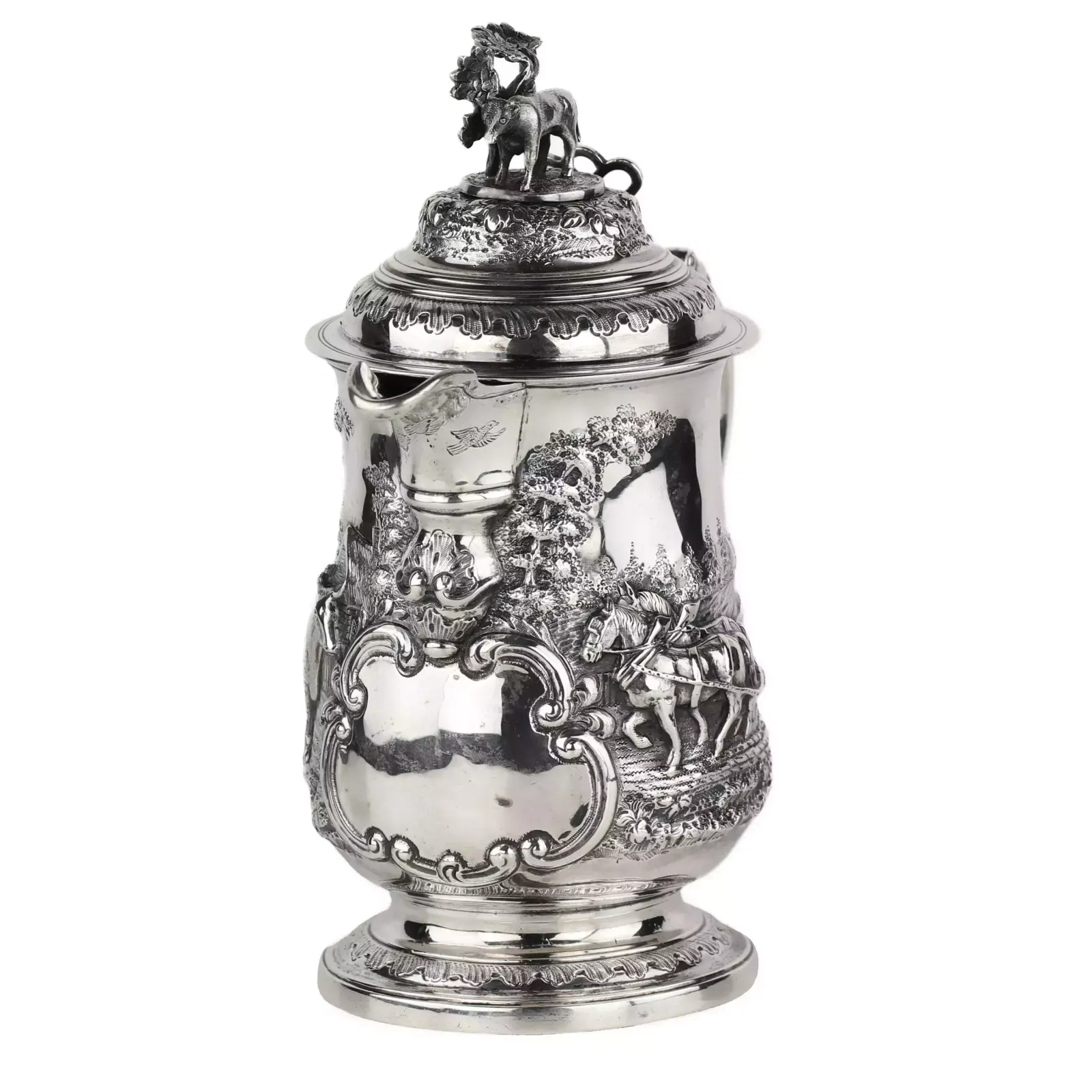 George III Sterling Silver Jug By John Deacon, London, 1772 photo furniture