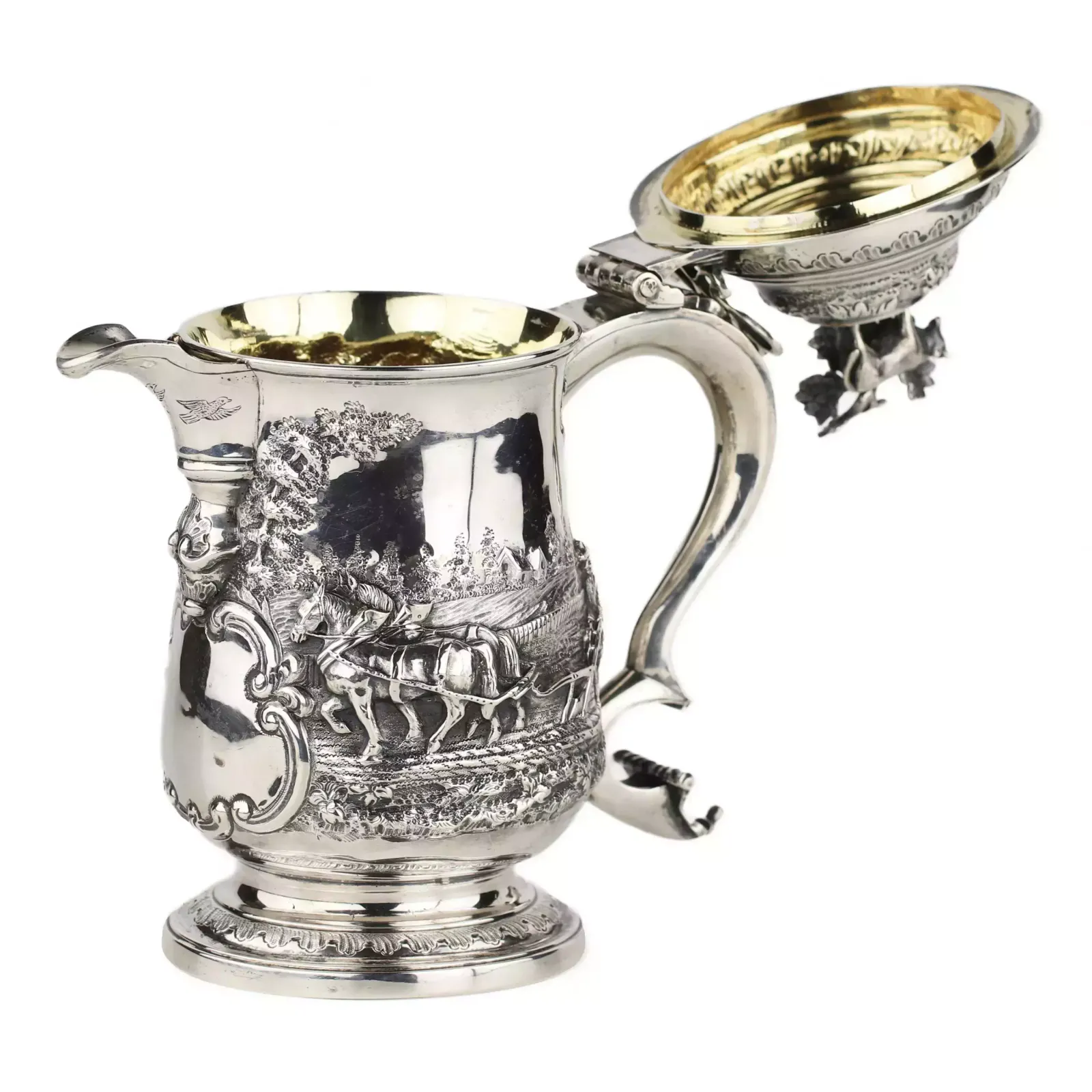George III Sterling Silver Jug By John Deacon, London, 1772 photo 5707.0