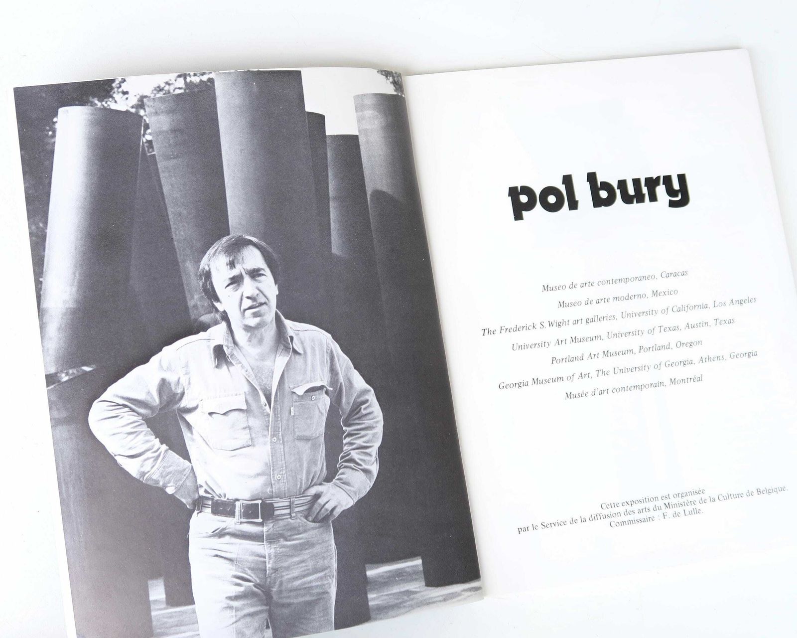 Catalogu : Pol Bury, 1977 / Kinetische Kunst, Kunstenaar, Beeldhouwer, Sculptuur, Modern, Modernistisch photo furniture