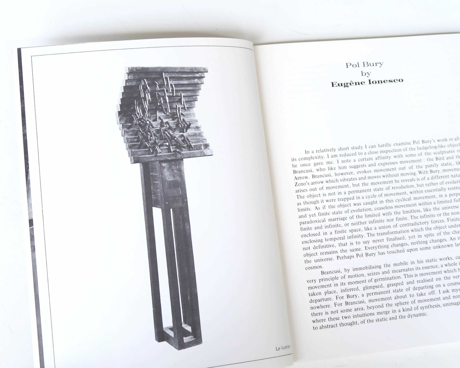 Catalogu : Pol Bury, 1977 / Kinetische Kunst, Kunstenaar, Beeldhouwer, Sculptuur, Modern, Modernistisch photo for sale