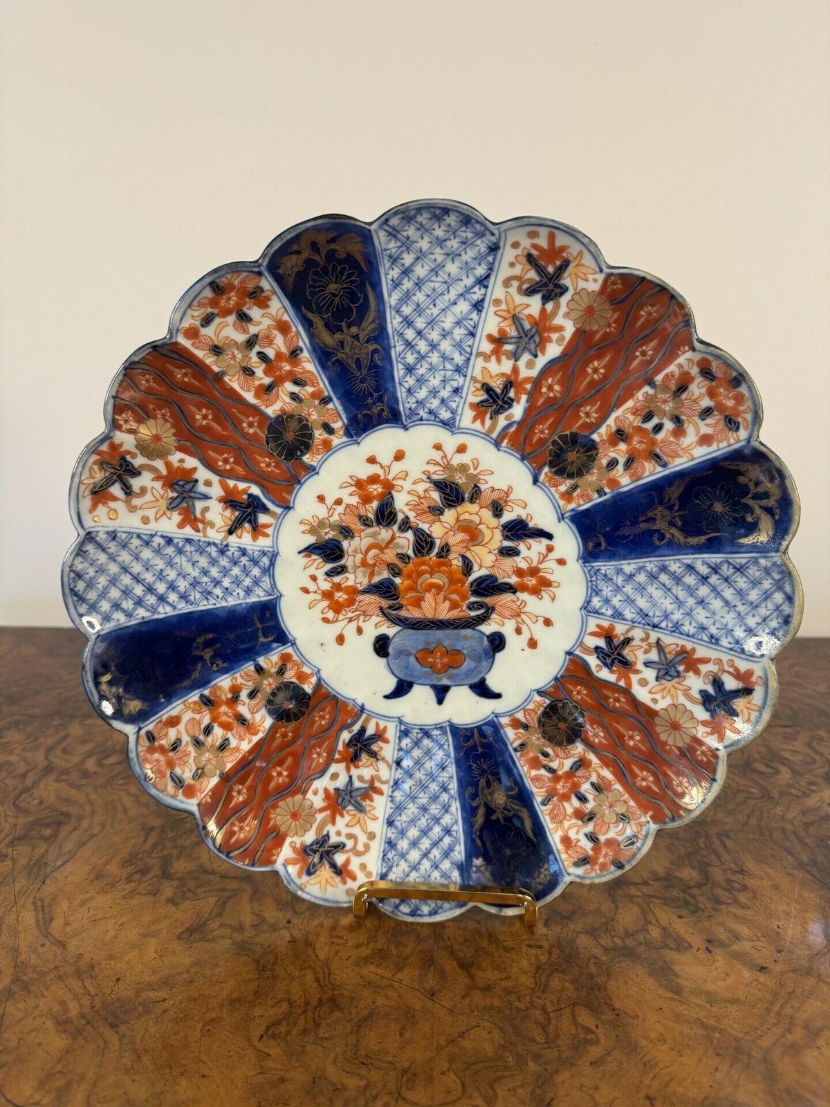 Outstanding Quality Trio Of Antique Japanese Imari Plates photo Home Decor