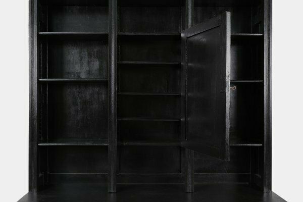Art Nouveau Farmacist Cabinet In Oak, France, 1910 photo Furniture